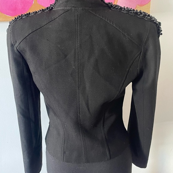 #1 ♥️ BLOW OUT SALE ♥️MONSE Jacket - Black Military Style - Picture 5 of 7